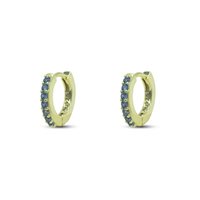 Boucles d'oreilles Dilvdò Hoop ring in Argent Zircone ORDLOAZ